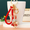 Red-Braided Red-Flower-Rabbit