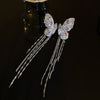 Silver Butterfly Clips