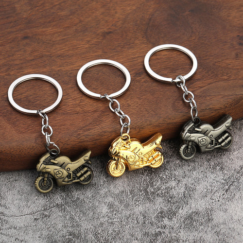 3D Heavy Motorcycle Zinc Alloy Keychain Car Waist Hanging Pendant