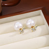 Butterfly Pearl Studs