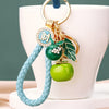 Sky-Blue-Fortune-Strap Green Leaf-Orange