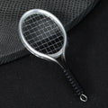 Mini Tennis Racket Charm Pendant Metallic Finish Six Colors view 2