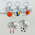 Soccer Charm Keychains Featuring Soccer Across 57 Pictured Variations view 4