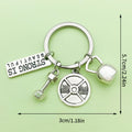Fitness Charm Keychains in 17 Pictured Variations for Bags and Keys view 10
