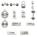 Alloy Metallic Sports Theme and Cheerleading Theme Metal Charms with 15 Listed Options view 6