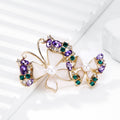 Butterfly Shell Metal Brooch Pin for Jackets and Lapels view 5