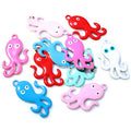 Gold Tone Enamel Octopus Charms in Seven Colors for Jewelry view 5
