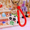 Gold-Red-Strap Panda-Mahjong