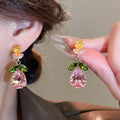 Ten Mixed Blue Purple Pink Green And Multicolor Crystal Jewelry Designs view 9
