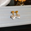 Gold Double Hearts