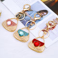 Pearl Heart Handbag Keychains in Three Colors plus Assorted Color Option view 4