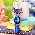 Jeweled Fox Keychains in Eleven Pictured Colors and Three Body Styles view 8