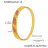 Gold Pink Bead