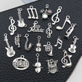 Antique Silver Musical Instrument Metal Charms with 26 Listed Options view 4