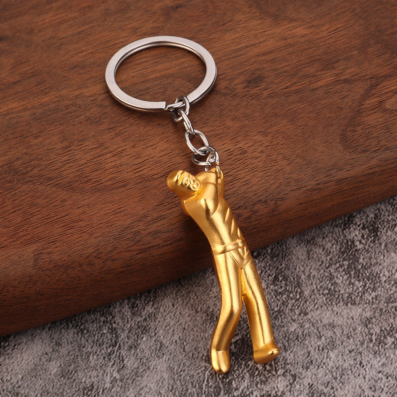 Soccer and Basketball Zinc Alloy Metal Keychain for Car Keys