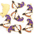 Enamel-Look Gnome Alloy Charms in 10 Styles for Jewelry Crafts view 11