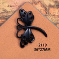 Black Animal and Nature Silhouette Charms in Eight Designs view 3