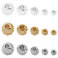 Curved Blade Fluted Metal Spacer Beads for Jewelry Making view 5