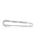 Crystal Safety Pin Brooch In 2 Color Variants For Jackets and Scarves view 5