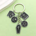 Halloween Charm Keychains Featuring Spider Web Across 10 Pictured Variations view 4
