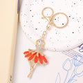 Enamel Ballerina Dancer Keychain Gold Clasp Four Colors view 8