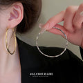Multi Hoop and Twisted Hoop Earrings in Eight Metallic Styles view 2