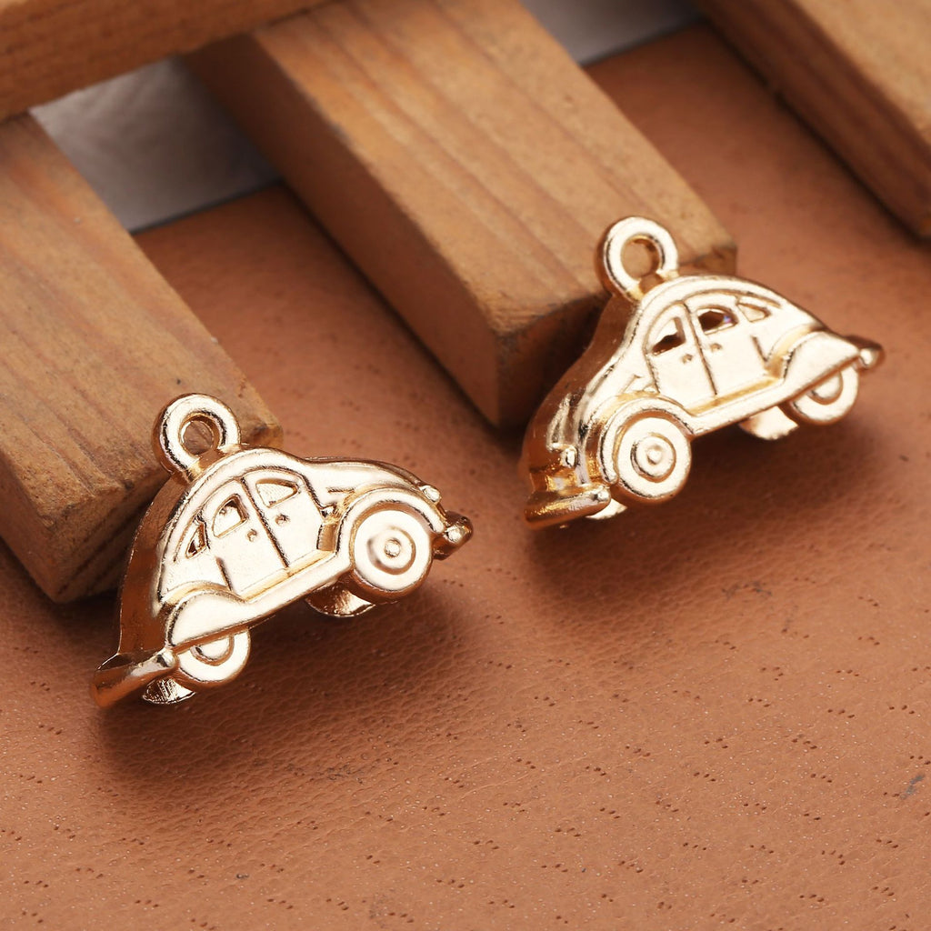 Vintage 3D Car Alloy Charm Pendant 38x15mm