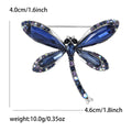 Glass Wing Dragonfly Brooch Decorative Lapel Pin For Jackets And Scarves view 8