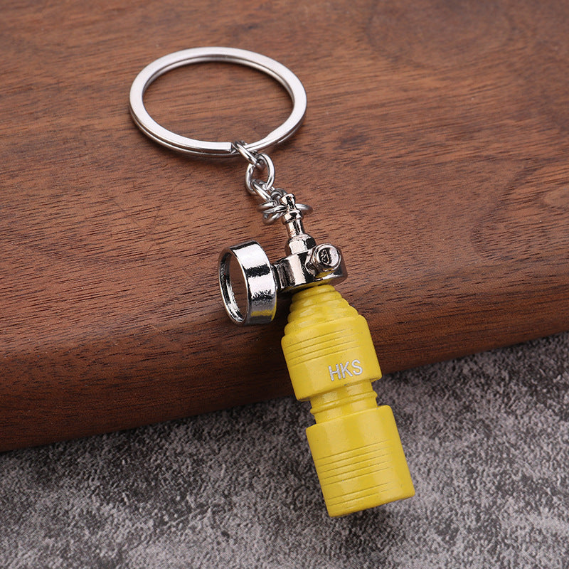 Car Tuning Fuel Saver Style Metal Keychain Auto Accessory Gift
