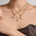Gold Pendant Necklaces Star Teardrop Shell Charm Styles view 3