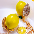 Jeweled Fruit and Vegetable Keychain Collection in Forty-Seven Options view 4