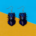 Acrylic Fantasy Dragon Print Drop Earrings 4 Styles view 4
