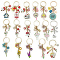 Mother's Day Charm Keychains Featuring Pink Butterfly Across 50 Pictured Variations view 5