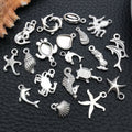Black Mermaid and Dolphin Metal Charms with 25 Listed Options view 4