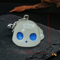 Glow-in-the-Dark Blue-Eyed Alien Figure Keychains in Ten Poses view 11