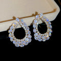 Crystal Teardrop Statement Stud Earrings Fashion Jewelry view 6