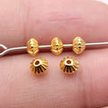 Carved Cone Spacer Beads in 7 Finishes for Jewelry Making view 7