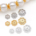 Openwork Metal Bead Caps in Three Diameters Jewelry Findings view 3