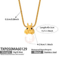 Squirrel and White Pearl Necklace and Earring Collection in Four Finishes view 6