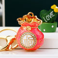 Enamel Classic Fortune Pouch Keychains in Five Colors with Wrist Loops view 7