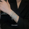 Zircon Cat-Eye and Crystal Bracelets Mixed 8 Styles view 3