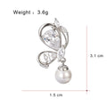 Gold Tone Silver Tone Butterfly Crystal Fifteen Designs Metal Brooch Pin view 8