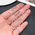 Black Cross and Heart Metal Charms with 24 Listed Options view 4