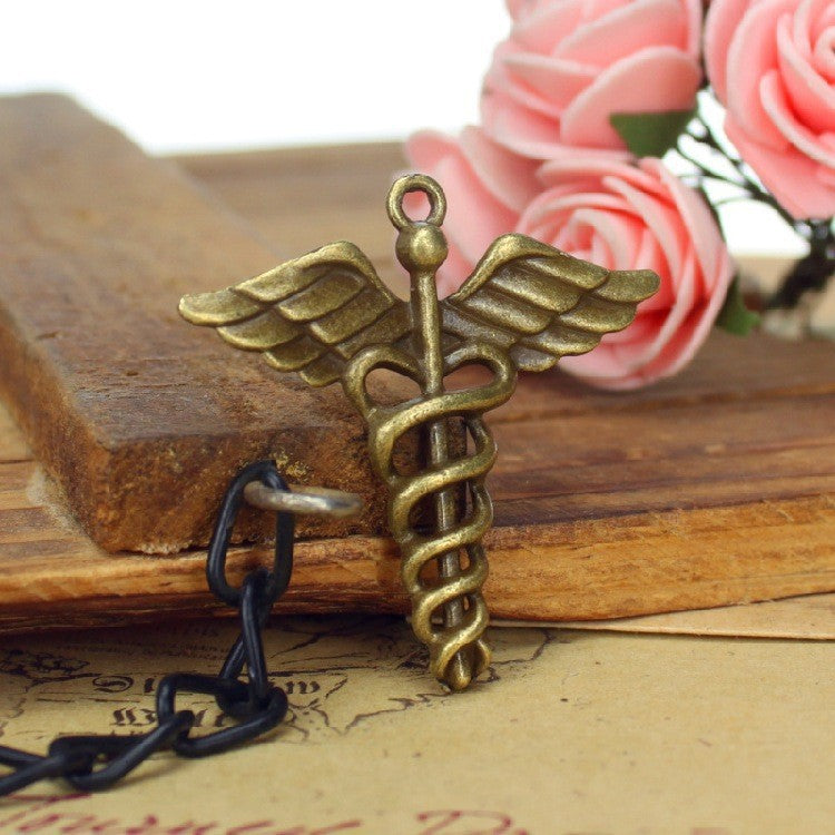40mm Angel Wing Alloy Pendant Charm for DIY Necklace