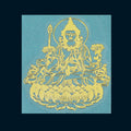 Gold-Tone Metal Buddhist Deity Figure Cutout Decoration view 3