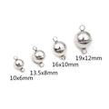 Round Stainless Steel Magnetic Jewelry Clasps in Four Sizes view 2