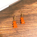Gold Tone Gummy Bear Hook Earrings in Eleven Colors view 11