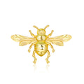 Gold Tone Yellow Bee Metal Brooch Pin for Jackets and Lapels view 6