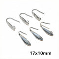 Teardrop Paddle Earring Hook Findings in Six Styles view 7