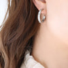 Silver Star Hoops